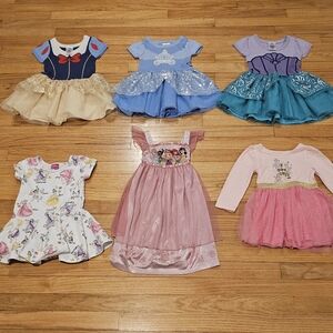 2T Disney Princess Dresses